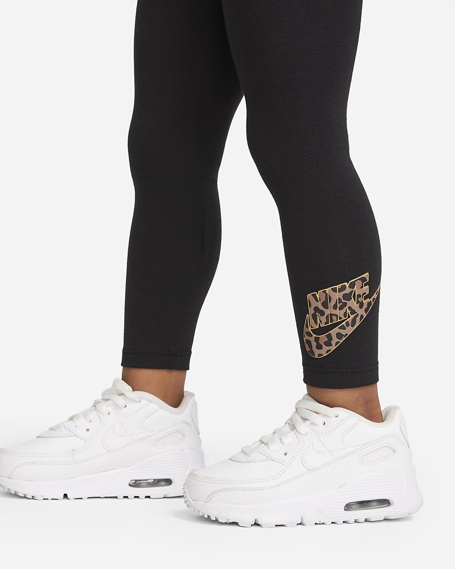 Nike animal print swoosh shops leggings